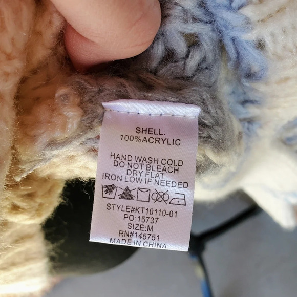 Forever 21 Striped Knit Turtleneck Sweater Women's Size Medium - Picture 15 of 16